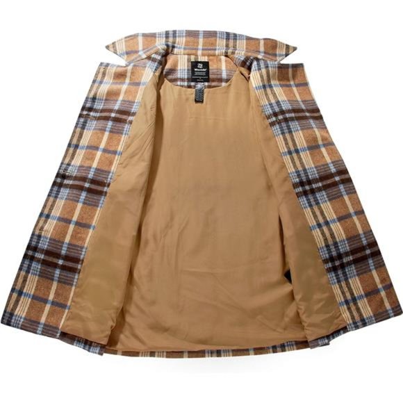 Women's Double Breasted Pea Coat Winter Mid-Long Trench Coat with Belt - Picture 3 of 7